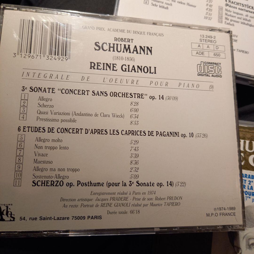 貴重❗レーヌ・ジャノーリ　シューマン