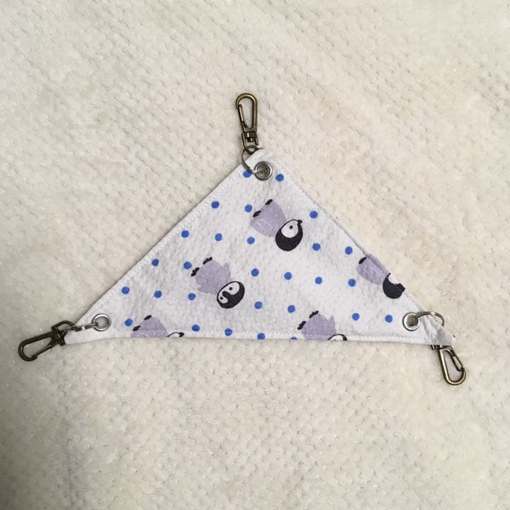 三角コーナーハンモック(ペンギン柄)夏仕様   2枚組  1150円