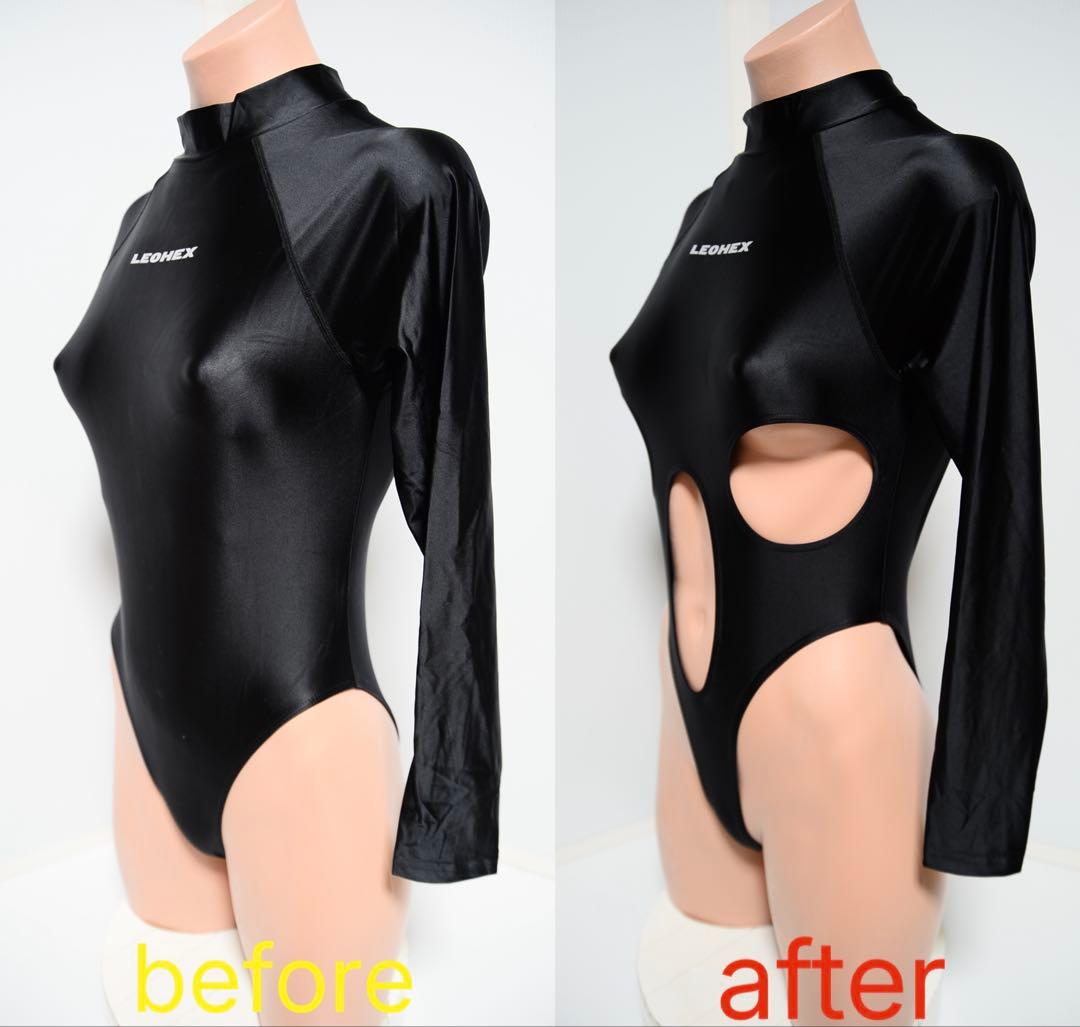 Mizuno leohex ハイレグカットアウト水着