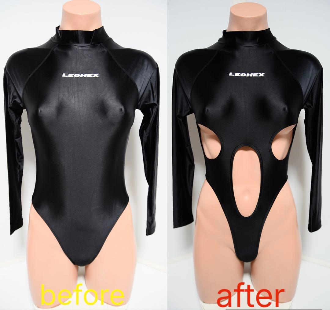 Mizuno leohex ハイレグカットアウト水着