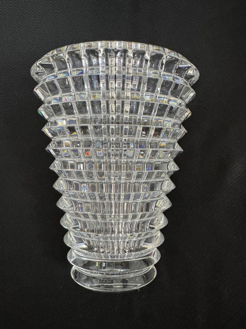 Baccarat バカラ アイベースS クリスタル ガラス花瓶 フラワースタンド