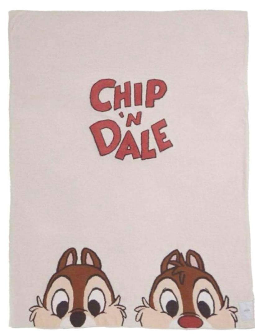 ジェラートピケ スリープ チップとデール 毛布 大きな マルチカバー ホワイト