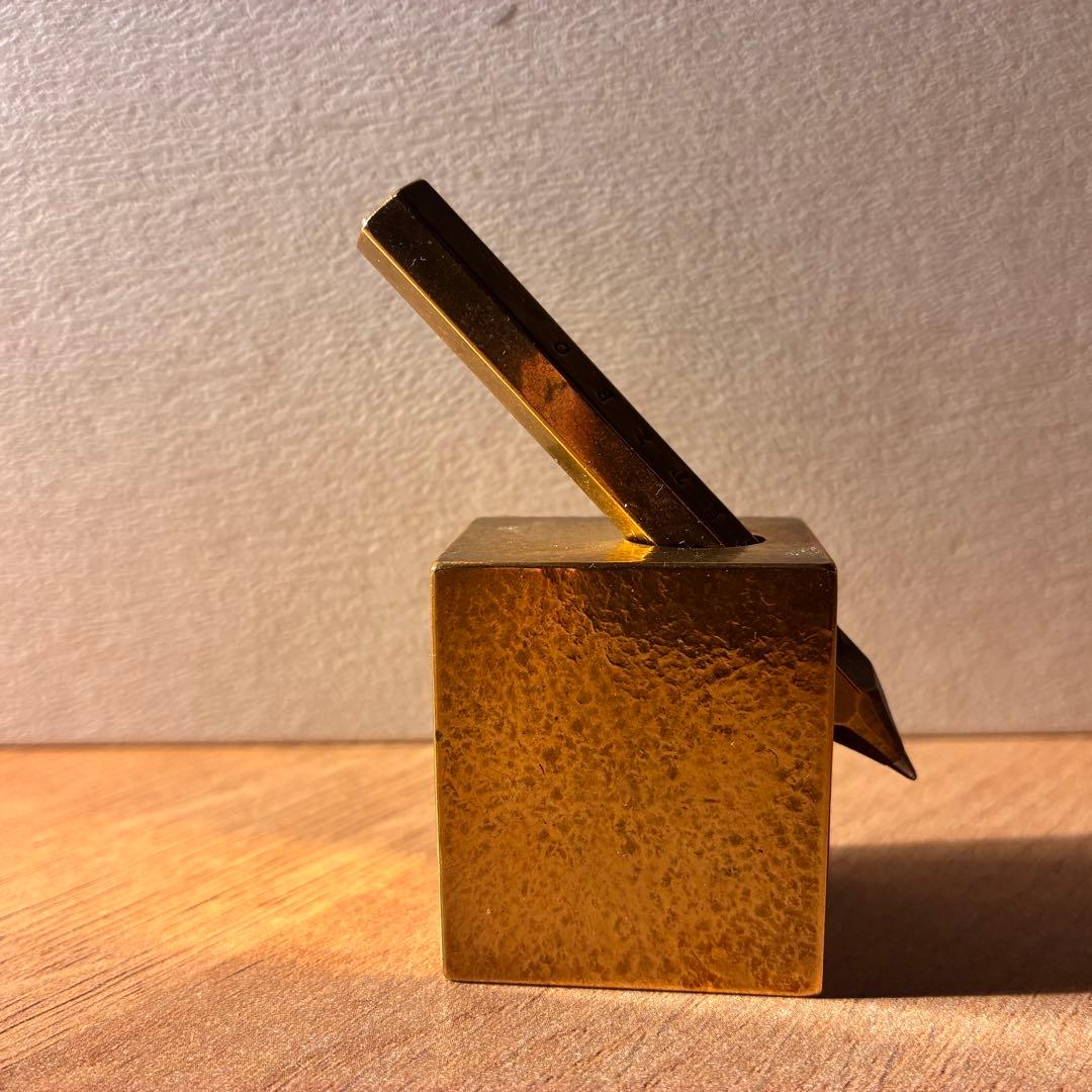 TETZBO ちびえん 真鍮 ショート ペン立て セット