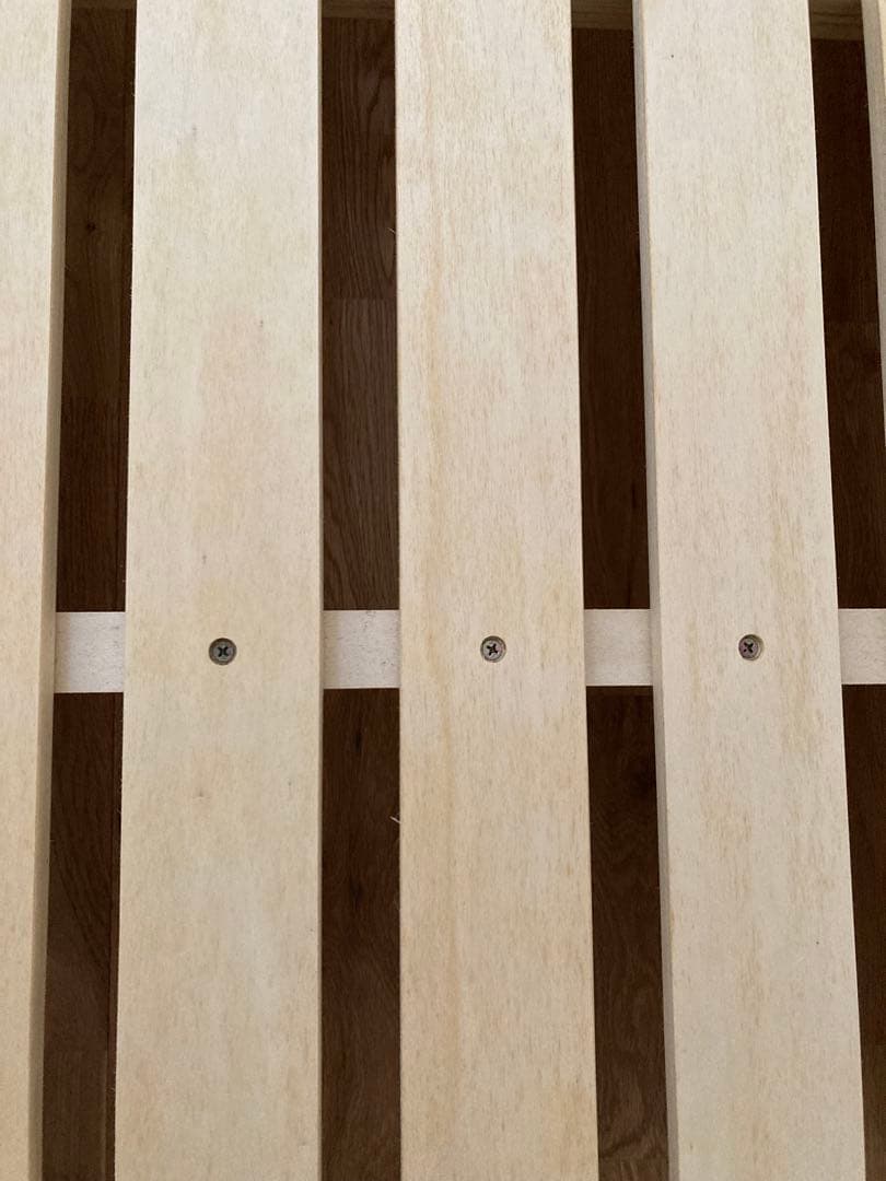 リセノ ダブルベッド folk フォーク ブラウン+収納2点セット