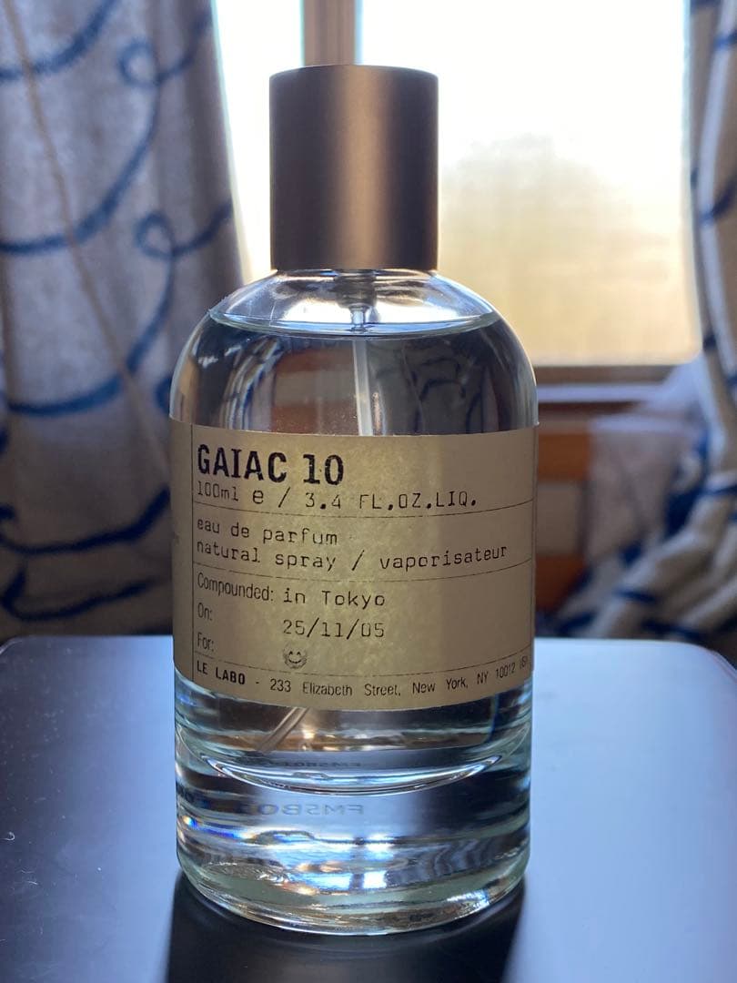 期間限定値下げ　LE LABO GAIAC 10 100ml 国内購入