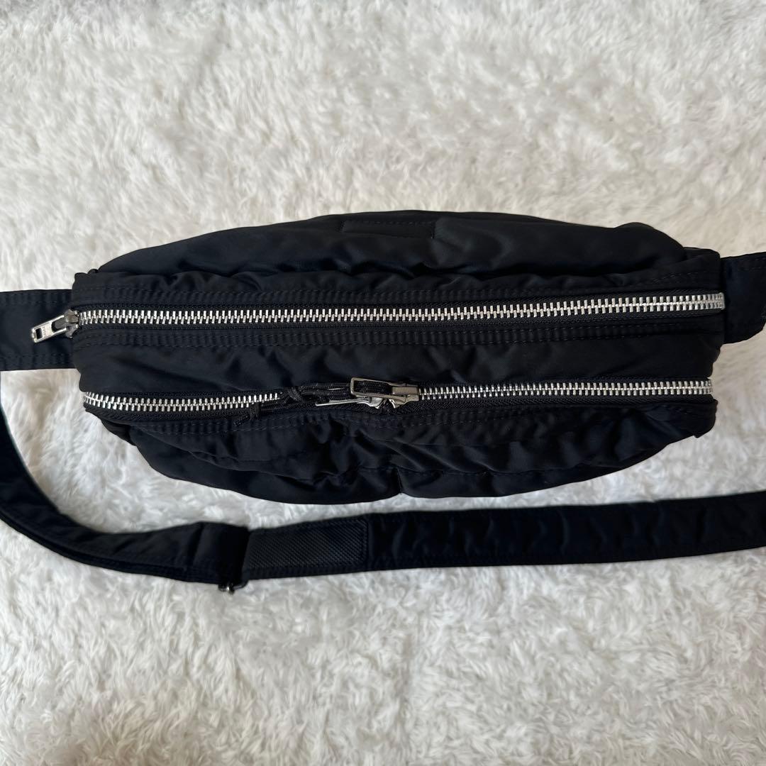 PORTER ポーター　タンカー　新型　二層式　ショルダー　バッグ　ブラック