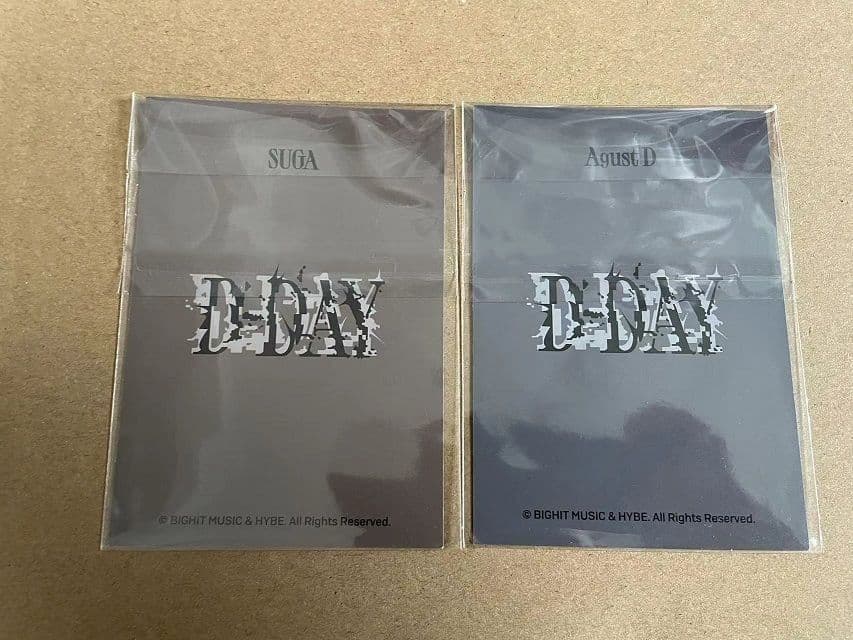 Agust D D-DAY TOUR US限定 ミニフォトカード