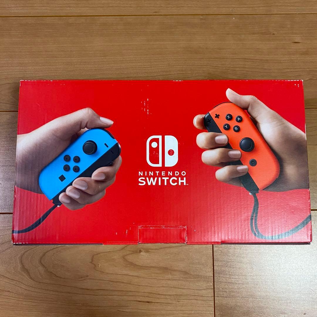任天堂スイッチ本体 箱あり 動作OK ジョイコン赤赤