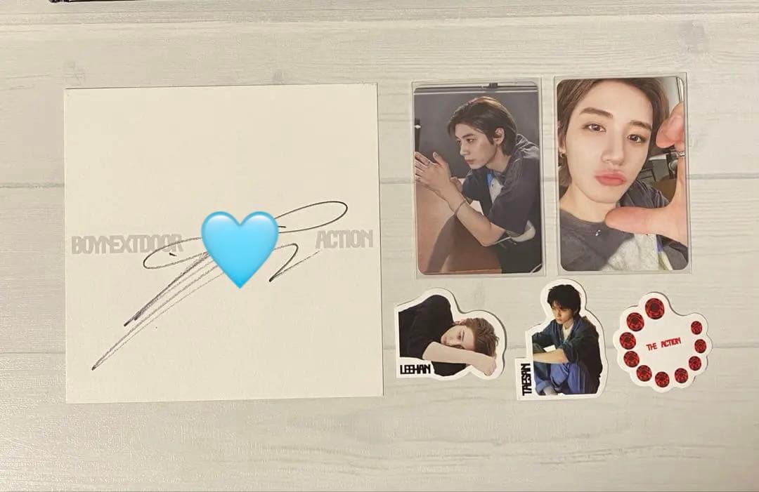 BOYNEXTDOOR Leehan イハン　US アメリカ　直筆サイン抜け無し