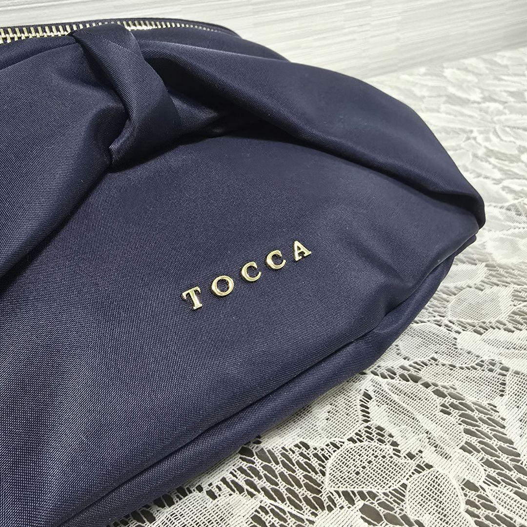 TOCCA RIBBON KNOT BODY BAG ボディ バッグ ネイビー系