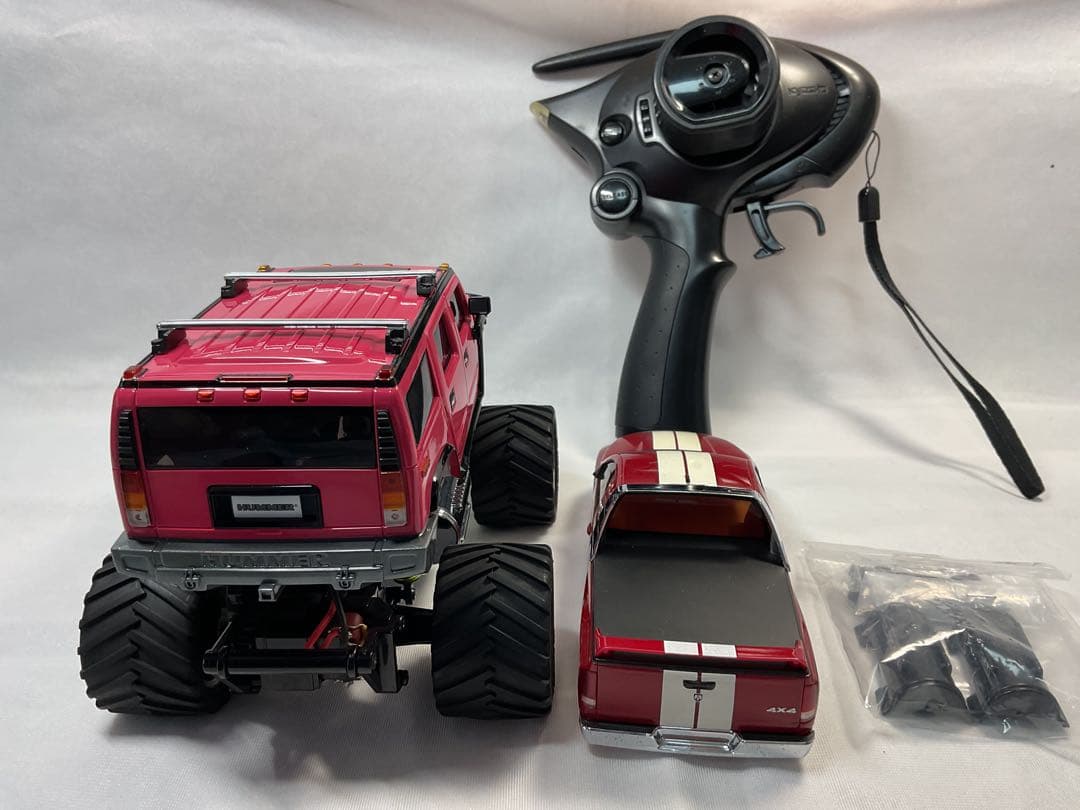 京商ミニッツモンスターハマーH2 ASF2.4Gプロポ付き3/29で 出品終了