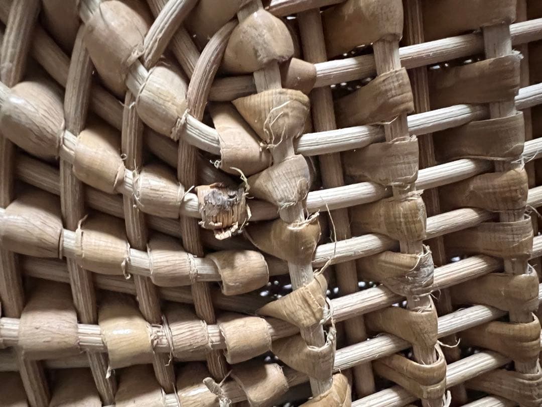 アンティーク　ピクニックトランク　レトロ　ピクニックバスケット ラタン