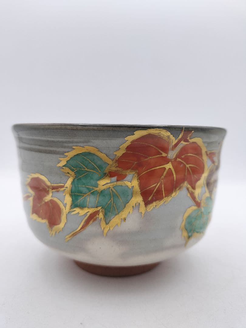 c581 茶碗 乾山 蔦 宮川香せつ 木箱 茶道具 古物