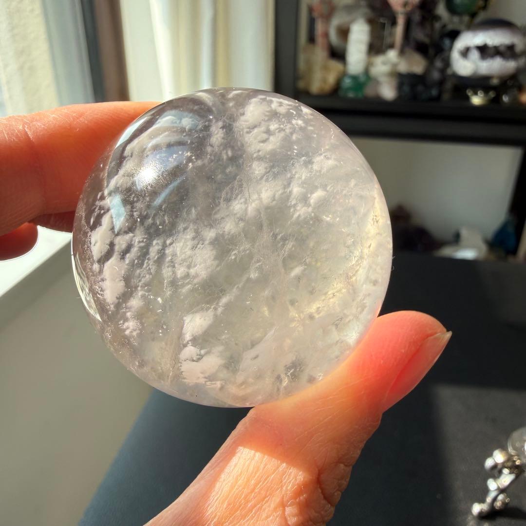 【g's hako】パイライト共生フローライトのスフィアNO.021113