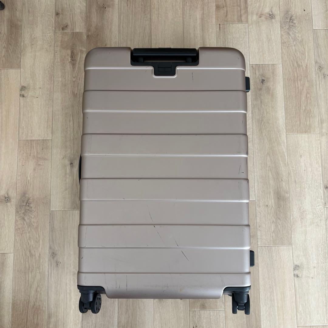 無印良品　バーを自由に調節できる　ハードキャリーケース（７５Ｌ）　ベージュ