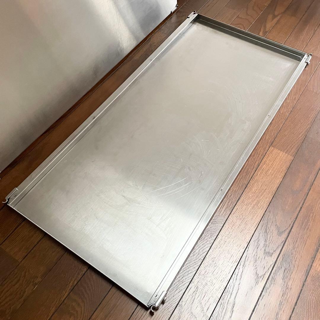 無印良品 ステンレスユニットシェルフ 追加棚 幅84cm 2枚