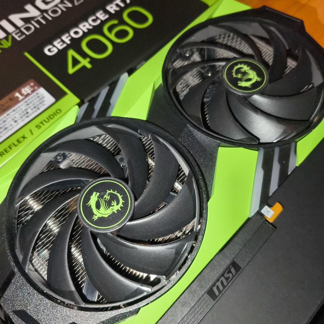 【世界限定6000台】MSI RTX4060 NVedition 箱&付属品完備