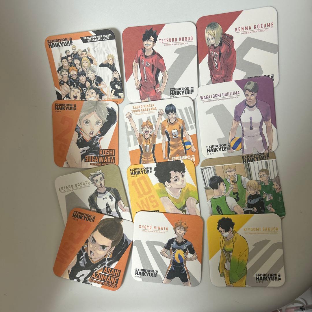 ハイキュー展FINAL アートコースター第5段 ボックス封入特典付き48枚セット