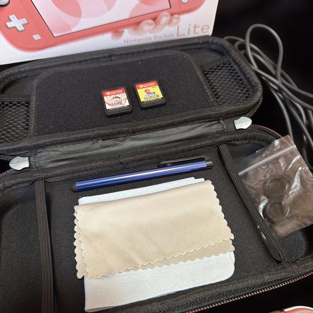 Nintendo Switch Lite ピンク ソフト2個付き
