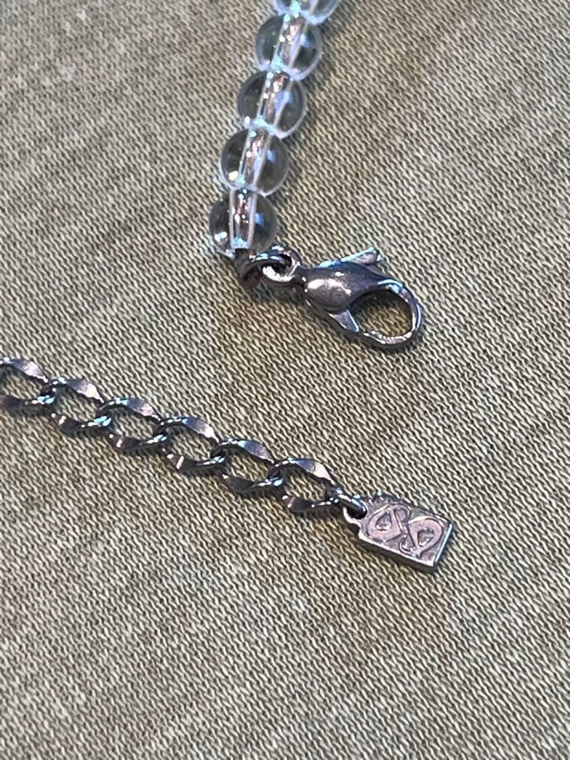 ファイテン phiten 水晶 ネックレス 5mm 50cm