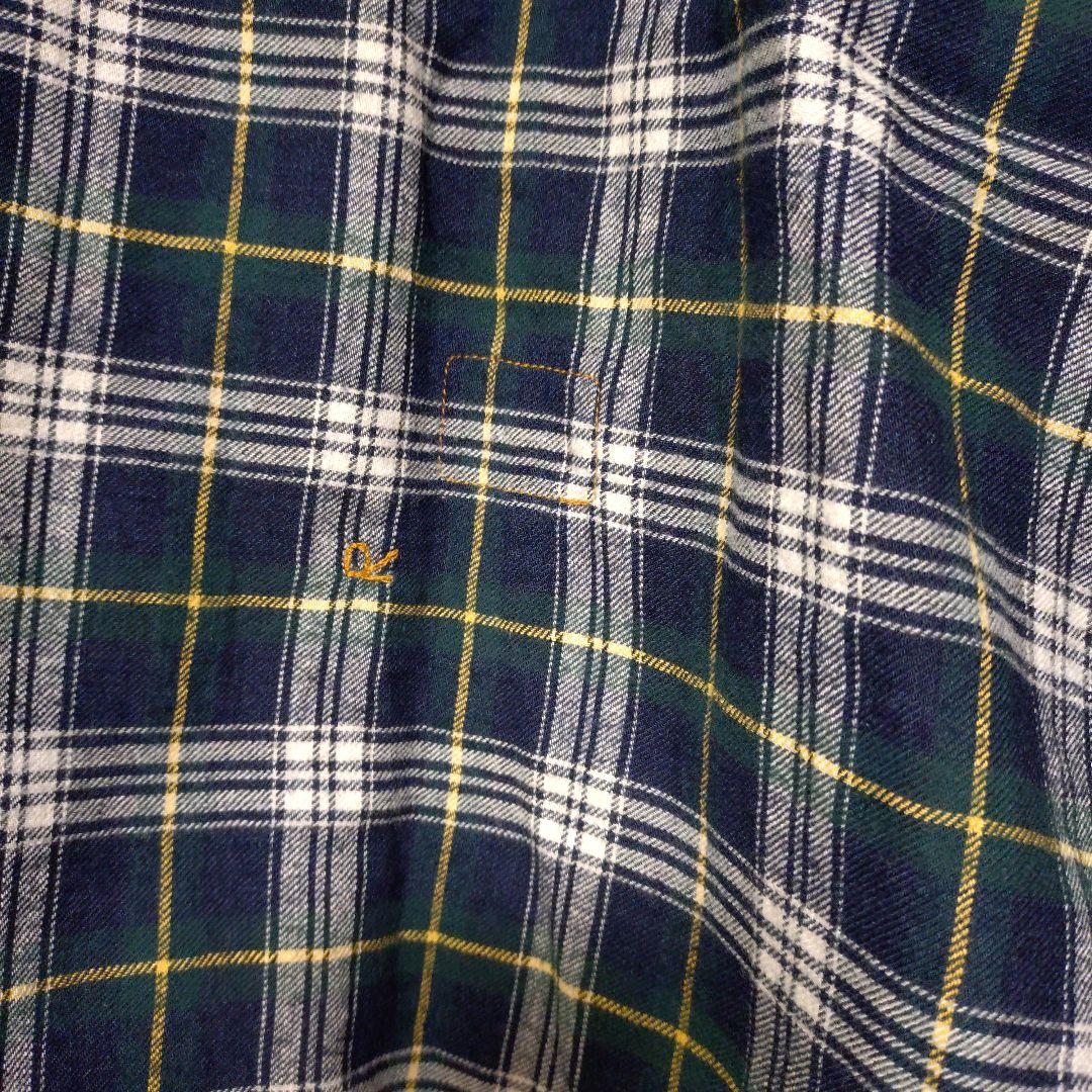 45R 二重織りのビッグシャツ