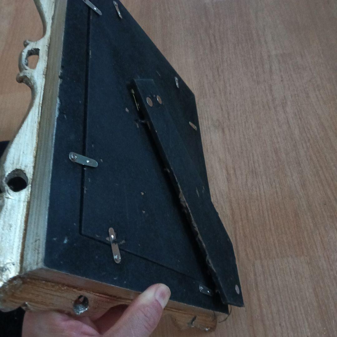 美品　ロココ調アンティーク仕上げ　鏡2枚セット