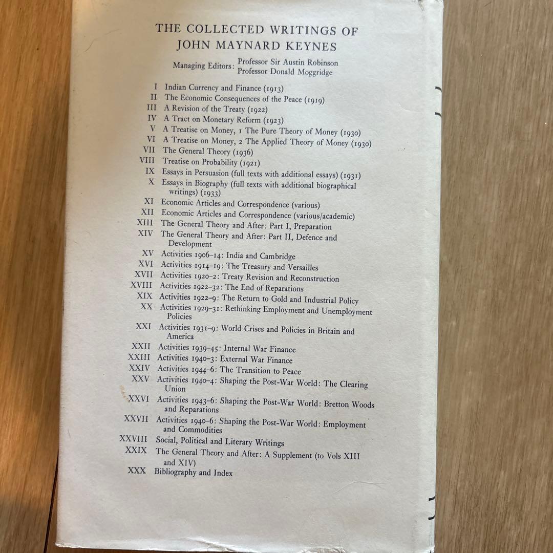 ビジネス・経済 John Maynard Keynes A Treatise on Money