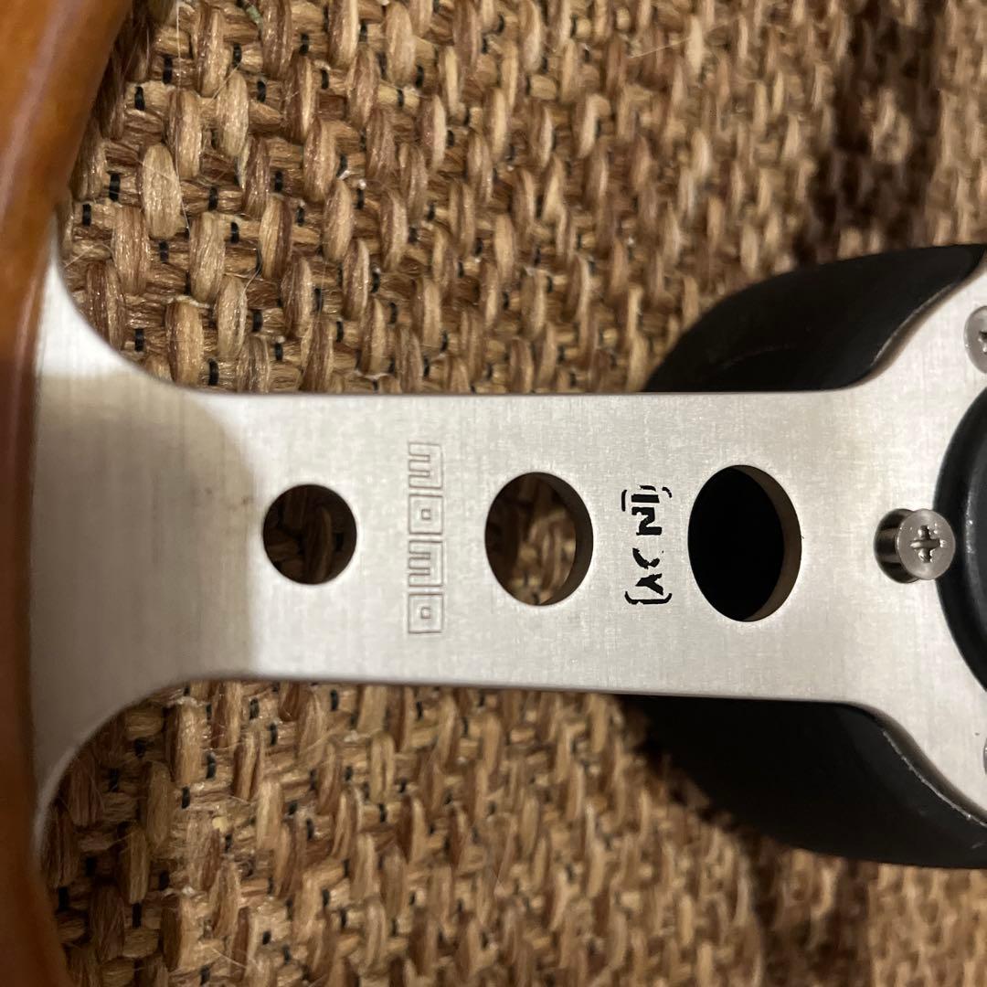 モモ　momo indy インディ　35パイ　ウッドステアリング
