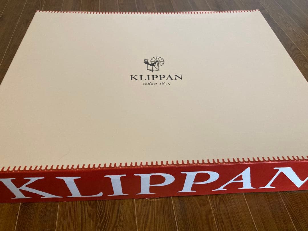 KIRPPAN ウールブランケット グレー イエロー90✖️130㌢