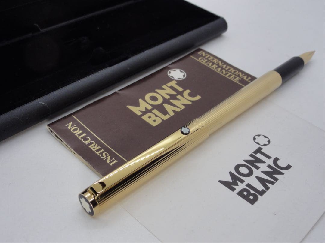モンブラン　未使用に近い品！稀少度の高い金運を呼ぶ！総金張りSラインNo2147
