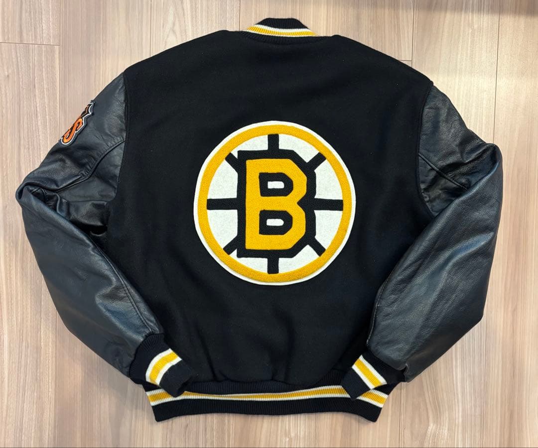 m*5様 DeLONG ボストン・ブルーインズ スタジャン 44