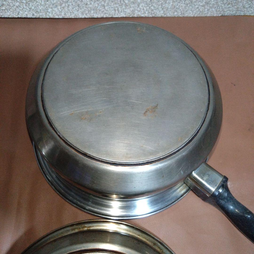 インコア　片手鍋　ステンレス鍋　3点セット