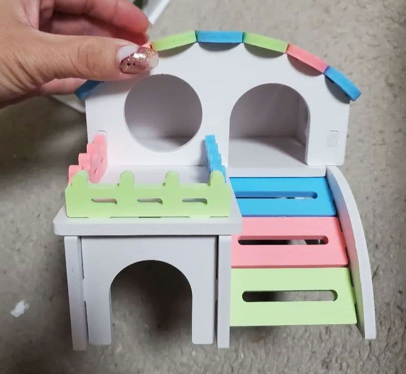 ハムスターケージ　クリーンケージ アスレチック おもちゃ 砂場 トイレ セット