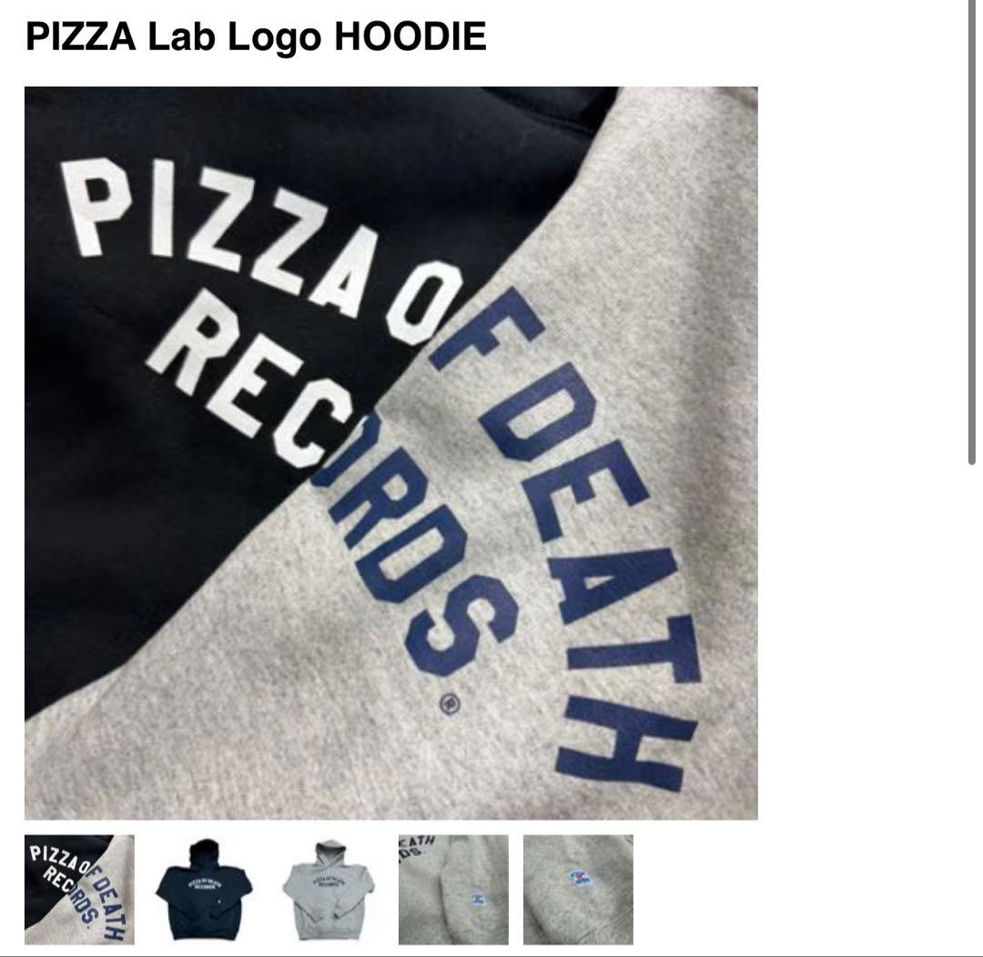 PIZZA OF DEATH RECORDS パーカー グレー　Mサイズ