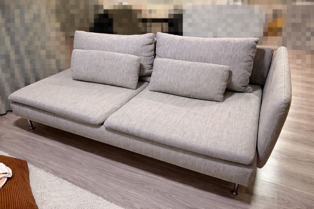 ★アームレスト付き★IKEA ソーデルハムンソファ　3人掛け