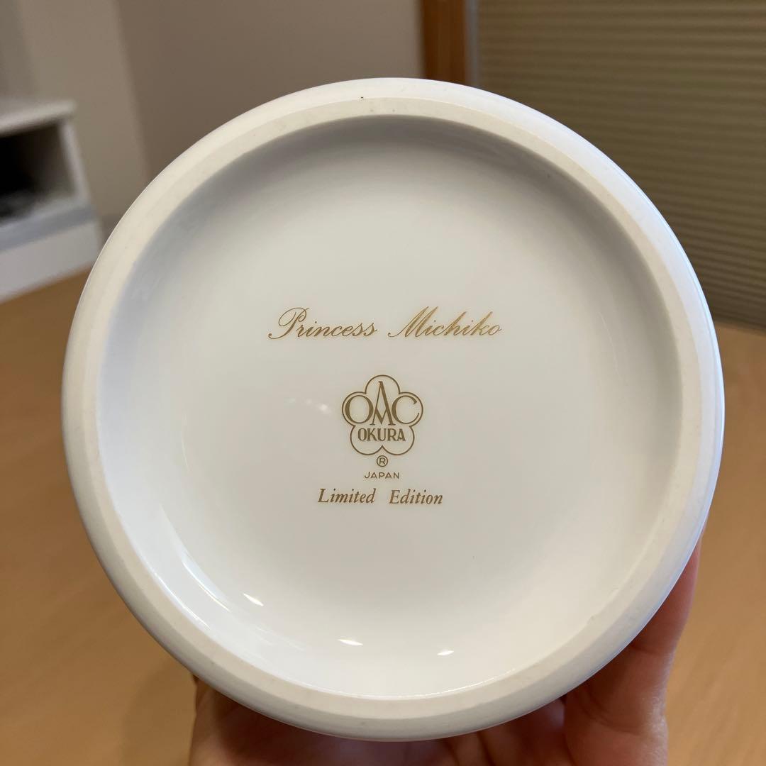 《新品》　大倉陶園　プリンセスミチコ　バラ　薔薇　花瓶　希少　レア