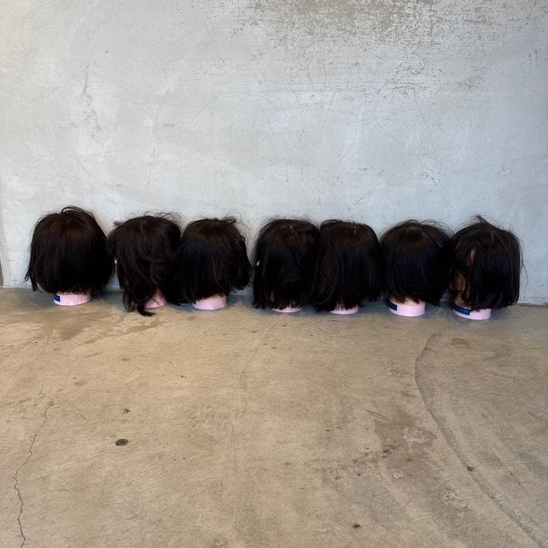 う*つ様 レジーナ ex 7 カットウィッグ　ボブ2 練習用　7台