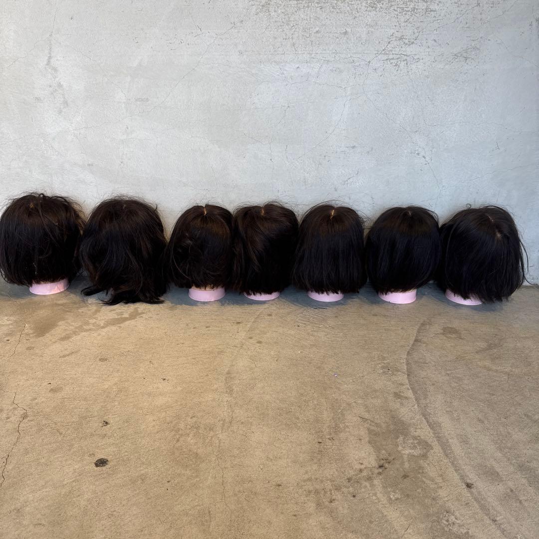 う*つ様 レジーナ ex 7 カットウィッグ　ボブ2 練習用　7台