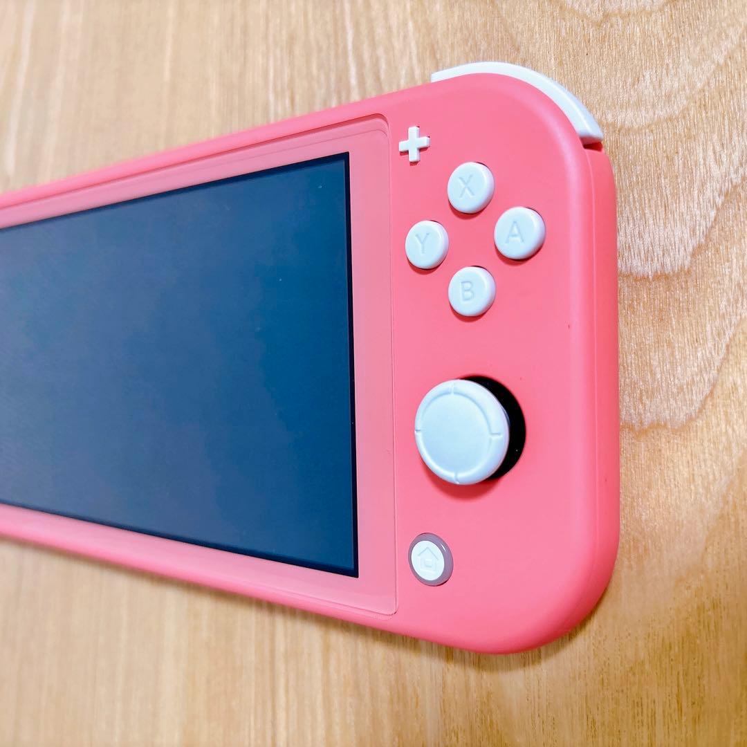 【未使用に近い】Nintendo Switch Lite 本体 コーラルピンク