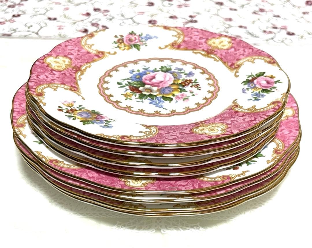 ロイヤルアルバート☆レディカーライル☆ 18cm4枚16cm4枚計8枚セット