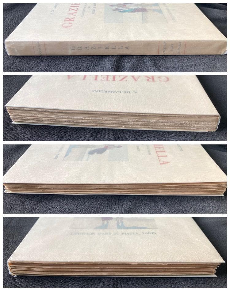 ラマルティーヌ著⭐️A.E.マルティ挿絵本『Graziella』1948年