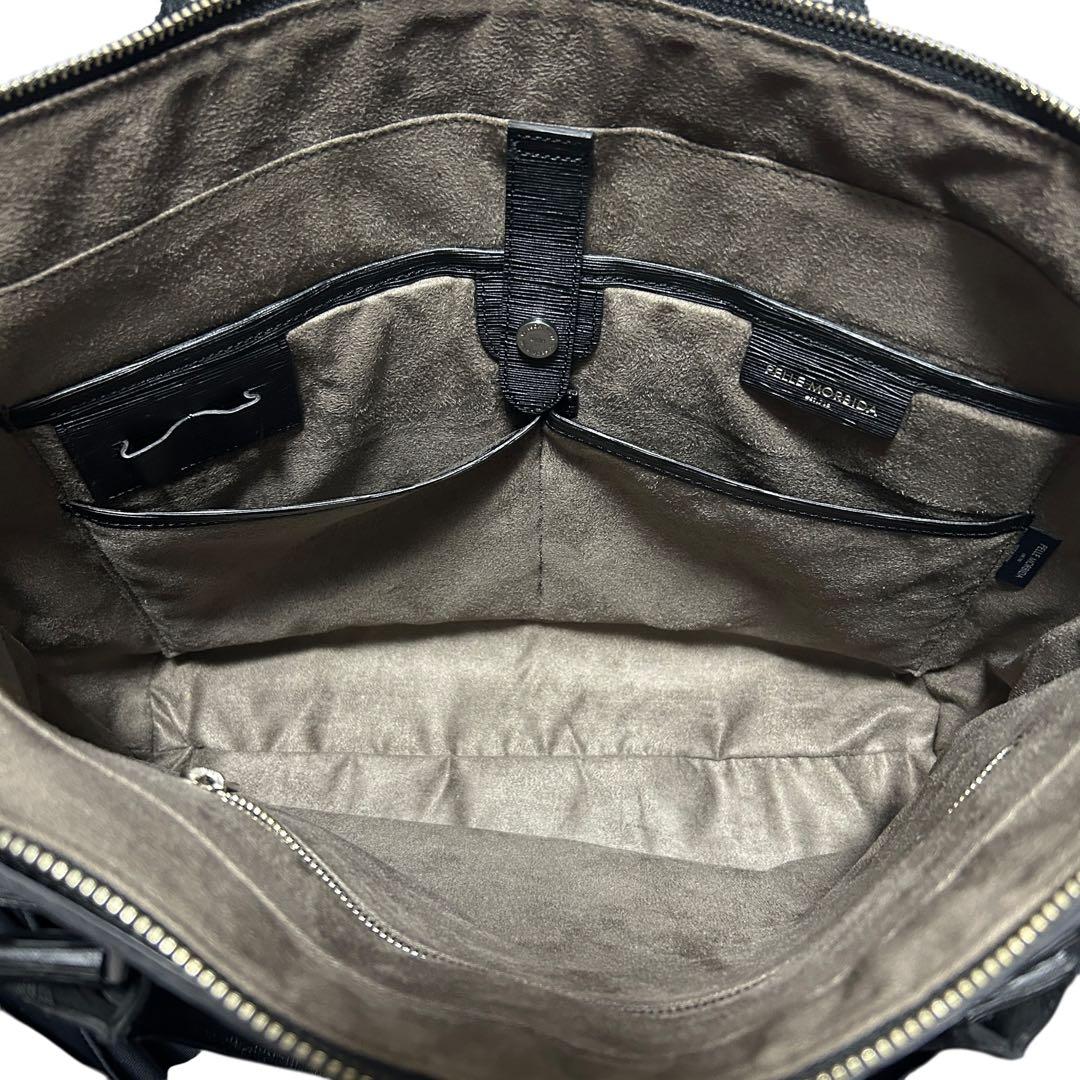 ☆状態良好☆【ペッレモルビダ】メンズ キャピターノ レザー トートバッグ