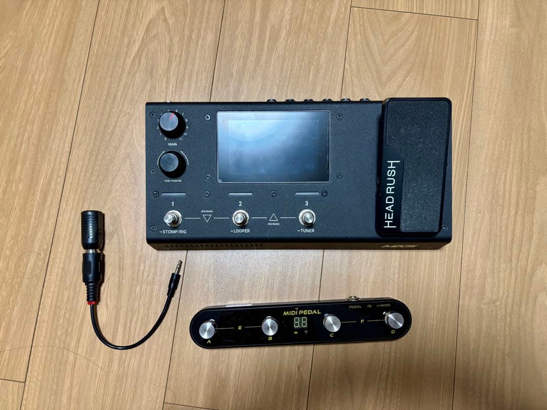HEADRUSH MX5エフェクター MIDIペダル付き