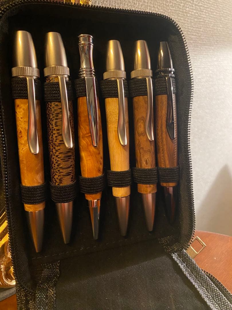 木軸のカスタムボールペン×10本分