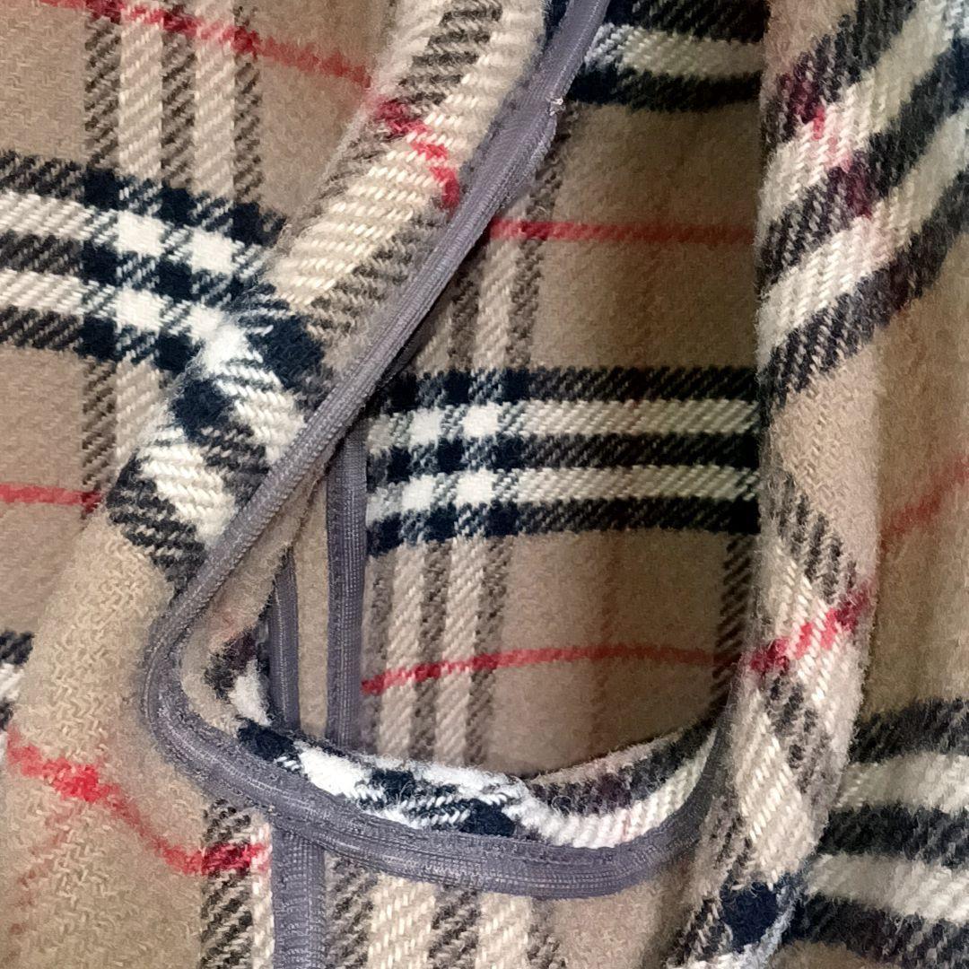 英国製★XL　Burberry　バーバリー　ノバチェック　ウール　ダッフルコート