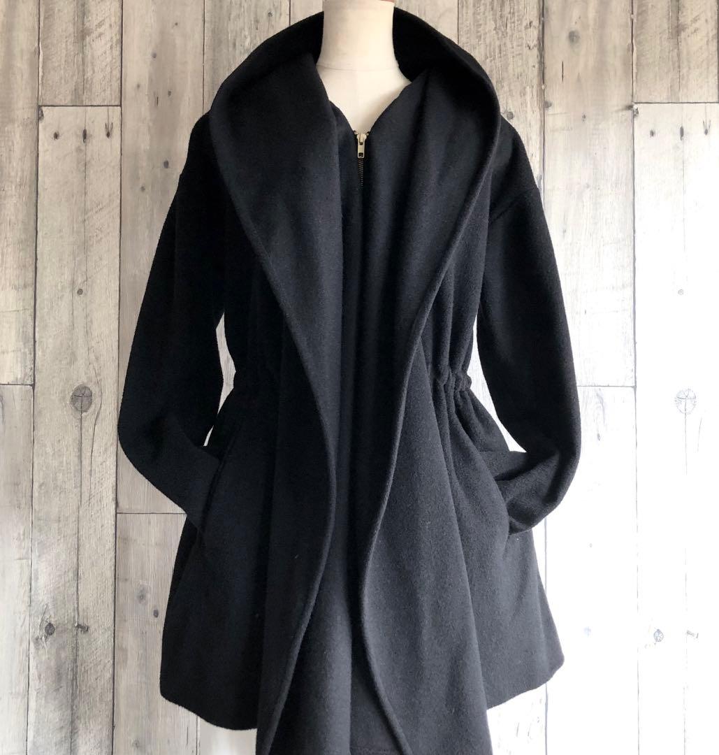 GALLARDAGALANTE ガリャルダガランテ　ウールコート　ショール　変形