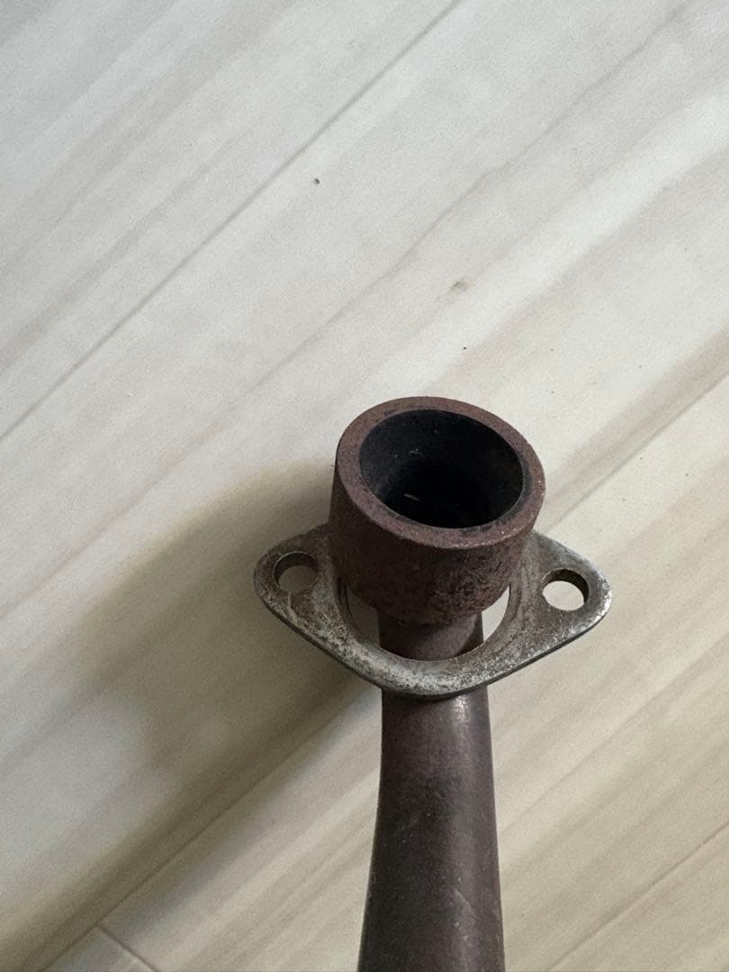 YAMAHAドラッグスター400用？　社外スラッシュカットマフラー　JMCA記載