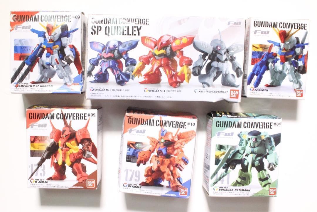 FW GUNDAM CONVERGE 強化型ZZ キュベレイ3種 希少 12個