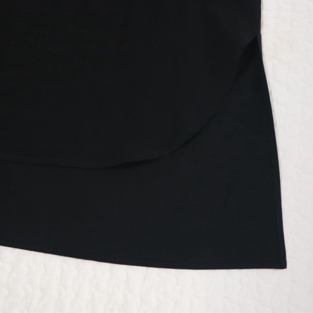 1回着用　ADORE ストレッチポプリン　ブラウス　ブラック アドーア 38