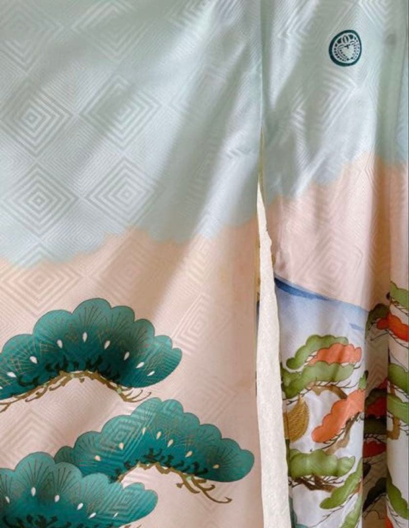 お宮参りセット　産着　絹　男の子